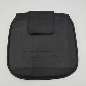Vintage PENTAX Compact Binoculars Soft Leather Carrying Case Only Black Used